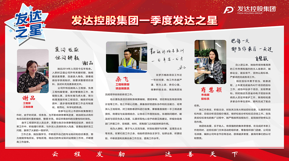 2020年一季度發(fā)達(dá)之星