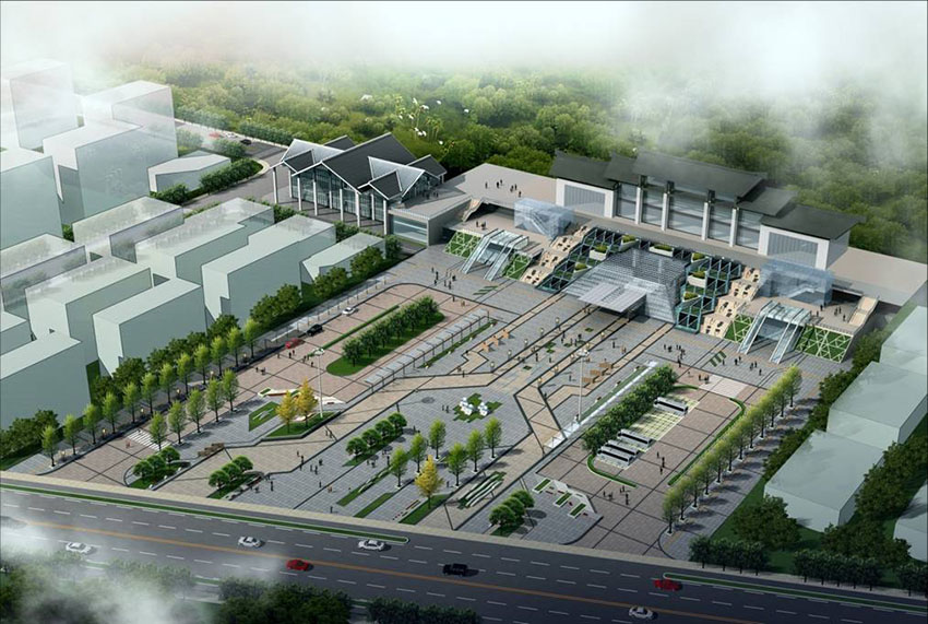 四川省成綿樂城際鐵路天下名山站站前廣場及綜合交通樞紐工程建設(shè)項目