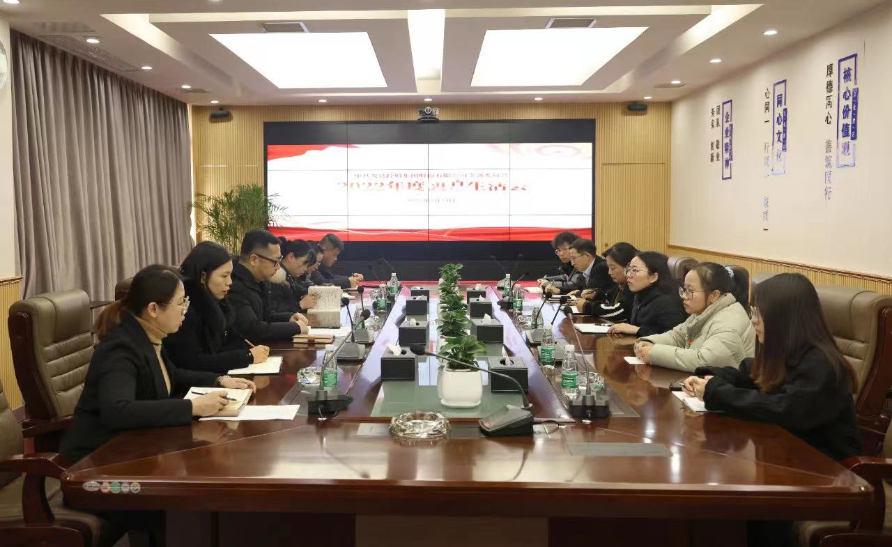 發(fā)達控股集團黨支部召開2022年度組織生活會