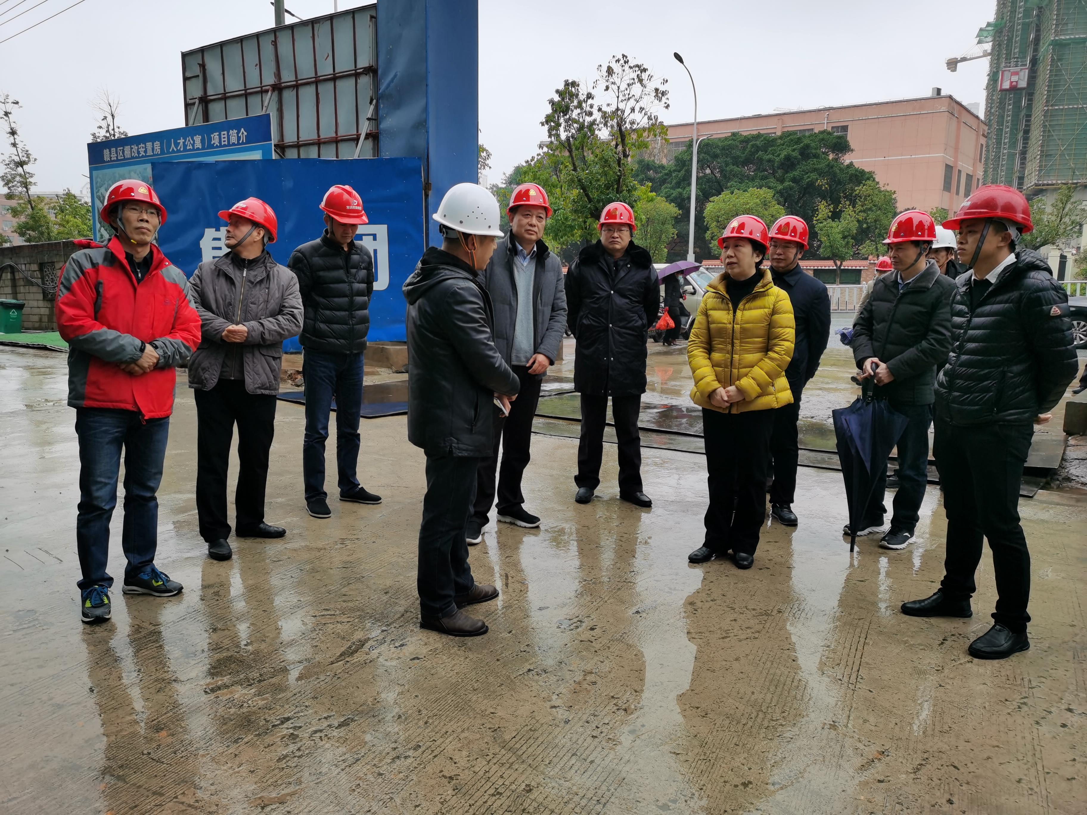 贛州市常務(wù)副市長胡雪梅一行蒞臨項(xiàng)目考察調(diào)研